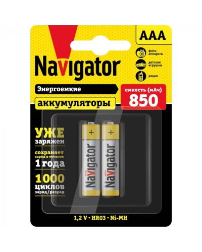 Аккумулятор Navigator 94 784 NHR-850-HR03-RTU-BP2 в Петропавловске-Камчатском Электротехническое оборудование Pintop.ru