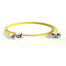 Патч-корд волоконно-оптический Hyperline FC-D2-9-ST/UR-ST/UR-H-20M-LSZH-YL