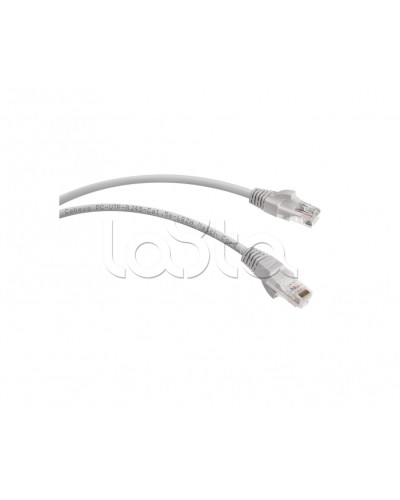 Патч-корд UTP, категория 5e, 0.5 м, LSZH, неэкранированный, серый Cabeus PC-UTP-RJ45-Cat.5e-0.5m-LSZH в Петропавловске-Камчатском Патчкорды (медные) Pintop.ru