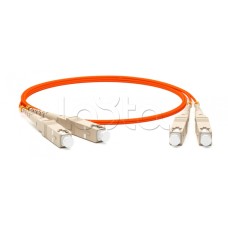 Патч-корд волоконно-оптический Hyperline FC-D2-50-SC/PR-SC/PR-H-3M-LSZH-OR