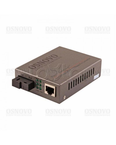 Медиаконвертер Fast Ethernet OSNOVO OMC-100-11S5b в Петропавловске-Камчатском Медиаконвертеры Pintop.ru