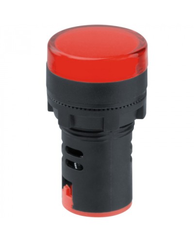 Лампа индикаторная Navigator 82 801 NBI-I-AD22-230-R красная d22мм 230В AC/DC в Петропавловске-Камчатском Источники света(Лампы) Pintop.ru