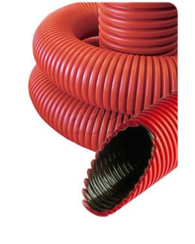 NR090 Гофрированные трубы для прокладки кабеля под землей с протяжкой D90мм (внешн.) (801090) в Петропавловске-Камчатском Труба гофрированная Pintop.ru