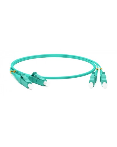 Патч-корд волоконно-оптический MM50/125 LC-LC duplex LSZH 30 м Hyperline FC-D2-503-LC/PR-LC/PR-H-30M-LSZH-AQ в Петропавловске-Камчатском Патч-корды оптические Pintop.ru