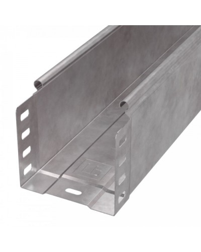 Лоток неперфорированный Стандарт HDZ 100х100х3000 (0,7 мм) (6 м/уп) Промрукав (PR16.1204) в Петропавловске-Камчатском Кабельные лотки Pintop.ru