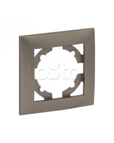 Валенсия Рамка 1-местная кашемир EKF (EWM-G-301-40) в Петропавловске-Камчатском Аксессуары для кабель-канала Pintop.ru