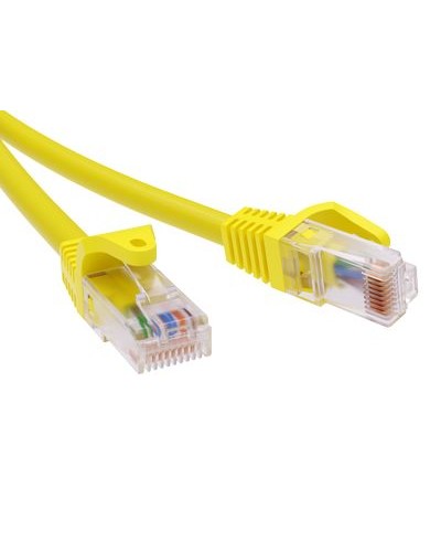 Патч-корд неэкранированный CAT6 U/UTP 4х2, LSZH, желтый, 10м DKC RN6UU4500YL в Петропавловске-Камчатском Патчкорды (медные) Pintop.ru