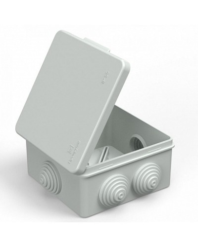 Коробка распределительная 40-0302 для прямого монтажа безгалогенная (HF) серая 100х100х50 (60шт/кор) Промрукав в Петропавловске-Камчатском Распределительные коробки Pintop.ru