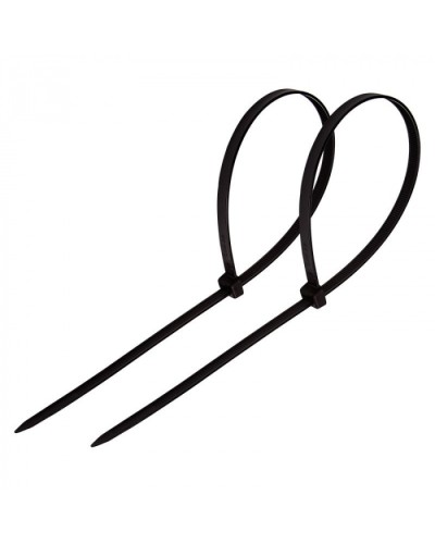 Стяжка нейлоновая неоткрывающаяся, безгалогенная (halogen free) 150x3.6мм, черная (100 шт) в Петропавловске-Камчатском Стяжки-хомуты Pintop.ru