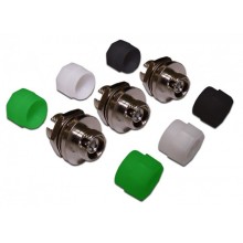 Адаптер оптический SC без фланцев, MM, симплексный LANMASTER LAN-SC/NF-AM-MM