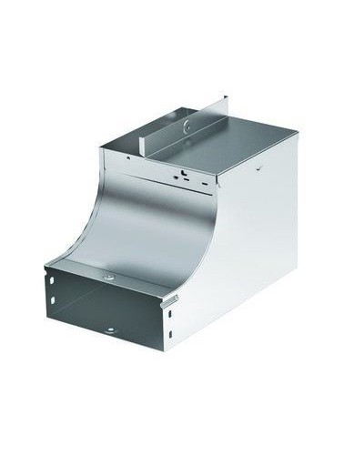 Угол CSSS 90 вертикальный внутр. переходник лев. осн. 200 H50 горячеоцинкованный DKC 37594KHDZ в Петропавловске-Камчатском Аксессуары для лотков Pintop.ru