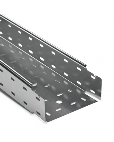 Лоток перфорированный PTK-Line ЛМПО 250x100 (0,7) 3м ПожТехКабель (537-023) в Петропавловске-Камчатском Кабельные лотки Pintop.ru