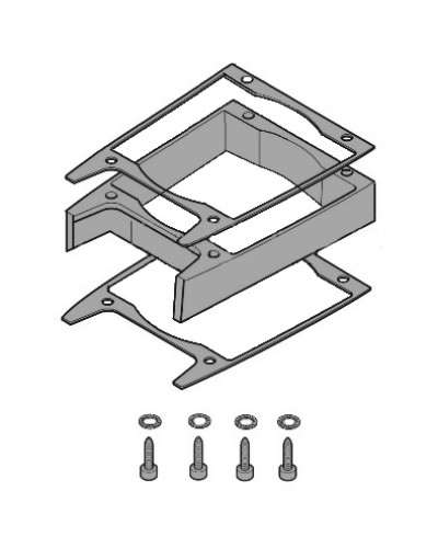 Удлинитель кожуха электродвигателя C-BXK, C-BXEK Came 119RICX043 в Петропавловске-Камчатском Запчасти для шлагбаумов и автоматики Pintop.ru