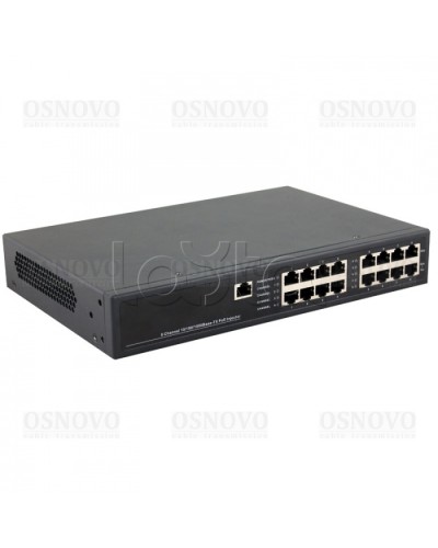 PoE-инжектор управляемый Gigabit Ethernet на 8 портов OSNOVO Midspan-8/150RGM в Петропавловске-Камчатском Блоки питания для кожухов и камер Pintop.ru