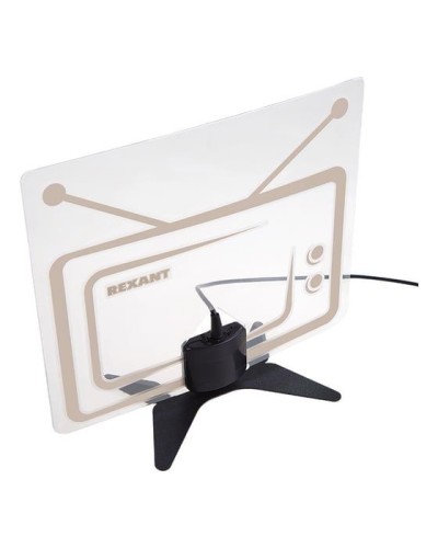 Антенна комнатная «Активная» для цифрового телевидения DVB-T2, Ag-717 REXANT 34-0717 в Петропавловске-Камчатском Системы видеонаблюдения Pintop.ru