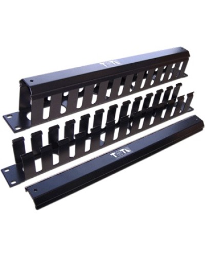 Органайзер кабельный горизонтальный 19 c крышкой, 2U TWT TWT-ORG/CV-2U в Петропавловске-Камчатском Кабельные органайзеры Pintop.ru