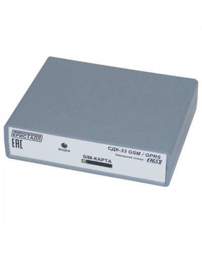 Блок сопряжения Кристалл СДК-33 GSM/GPRS в Петропавловске-Камчатском Дополнительное оборудование для ОПС Pintop.ru