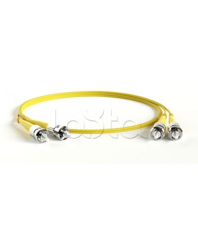 Патч-корд волоконно-оптический Hyperline FC-D2-9-ST/UR-ST/UR-H-3M-LSZH-YL в Петропавловске-Камчатском Патч-корды оптические Pintop.ru