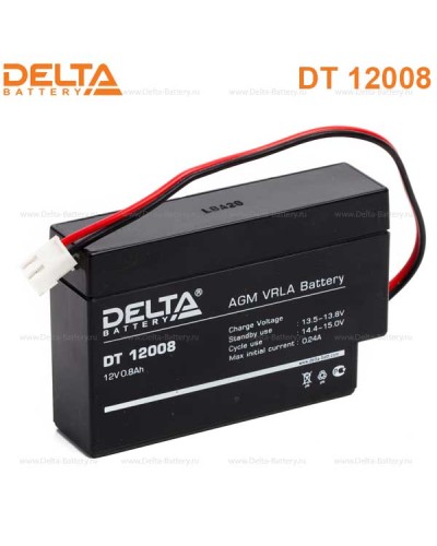 Аккумулятор свинцово-кислотный Delta DT 12008 Т13 в Петропавловске-Камчатском Электротехническое оборудование Pintop.ru