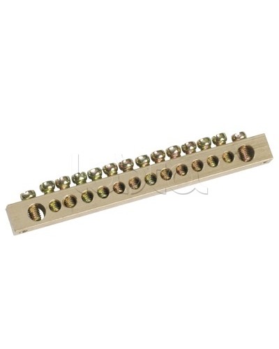 Шина нулевая 8x12 8/2 IEK YNN21-08-100 в Петропавловске-Камчатском Клеммные колодки Pintop.ru