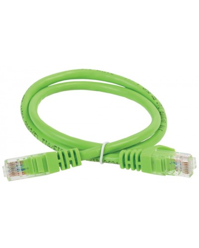 ITK Коммутационный шнур (патч-корд), кат.5Е UTP, 3м, зеленый (PC02-C5EU-3M) в Петропавловске-Камчатском Патч-корды и пигтейлы Pintop.ru