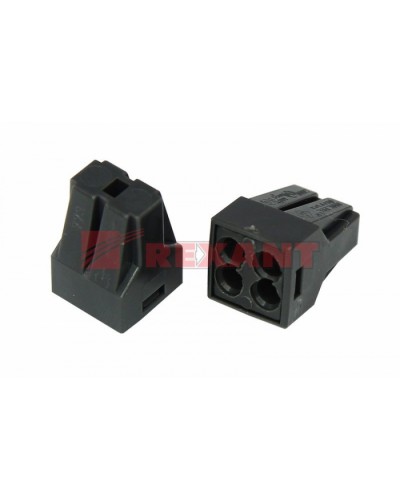 Электромонтажные экспресс-клеммы 773-304 (4*2.5мм² с пастой) (100шт/уп) REXANT 07-3040 в Петропавловске-Камчатском Клеммные колодки Pintop.ru