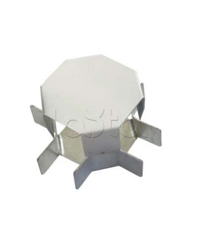 Соединитель ККМО Гефест Соединитель ККМО Угол 25 Х-образный металлический в Петропавловске-Камчатском Аксессуары для лотков Pintop.ru