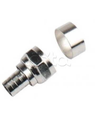 Штекер F-разъем под обжим (RG59) LAZSO APFC12-RG59(100) в Петропавловске-Камчатском Коннекторы Pintop.ru