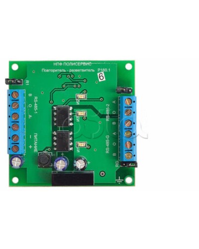 Модуль повторителя-разветвителя Полисервис RS-485/RS-485 в Петропавловске-Камчатском Модули сопряжения Pintop.ru
