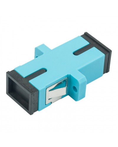 Адаптер оптический проходной SC-SC, OM3, симплекс (simplex), бирюзовый Datarex DR-540023 в Петропавловске-Камчатском Коммутационные изделия Pintop.ru