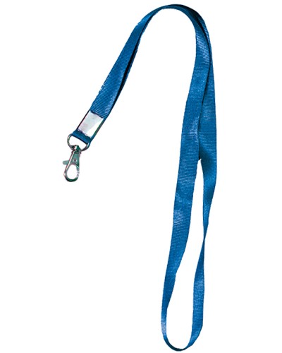 Лента шёлковая с металлическим карабином-защёлкой Tantos TS-STR (blue) в Петропавловске-Камчатском Дополнительное оборудование для СКУД Pintop.ru