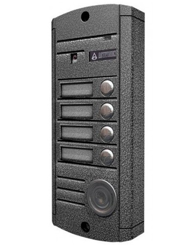 Видеопанель вызывная накладная цветная на 4 абонента Activision AVP-454 (PAL, антик) в Петропавловске-Камчатском Вызывные видеопанели малоабонентные Pintop.ru