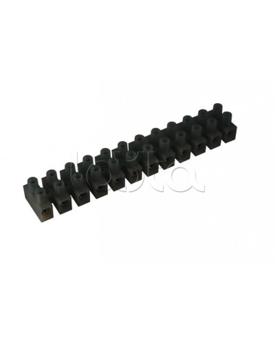 Клеммник полипропиленовый черный 12р 6 кв.мм DKC 43312PL/R в Петропавловске-Камчатском Клеммные колодки Pintop.ru