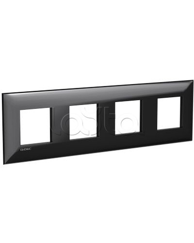 Рамка ARTLEBEDEV Черный квадрат Avanti, 8 мод. DKC 4402908 в Петропавловске-Камчатском Аксессуары для лотков Pintop.ru