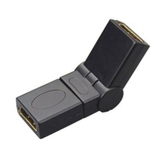 Соединитель поворотный HDMI розетка(А)/ HDMI розетка(А) LAZSO (APHH00/AA(S))