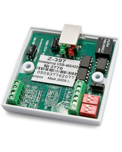 Конвертер специальный с гальванической развязкой USB RS422/485 IronLogic Z-397 (мод. USB) в Петропавловске-Камчатском Сетевая СКУД Matrix Pintop.ru