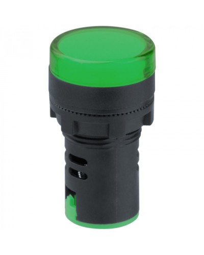 Лампа индикаторная Navigator 82 807 NBI-I-AD22-24-G зеленая d22мм 24В AC/DC в Петропавловске-Камчатском Источники света(Лампы) Pintop.ru