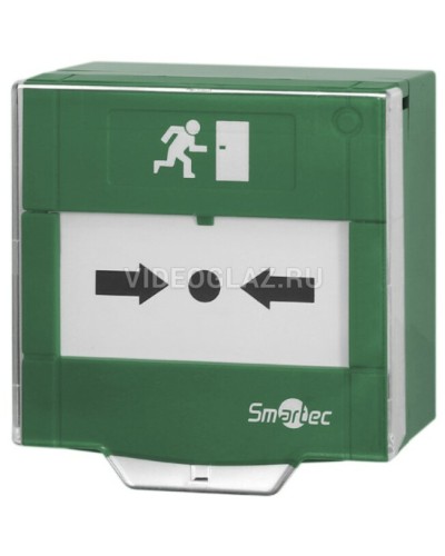 Устройство разблокировки двери с восстанавливаемой вставкой Smartec ST-ER105D-GN в Петропавловске-Камчатском Кнопки выхода Pintop.ru