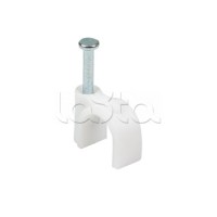 Скоба крепежная круглая (9мм.) (50шт.) EKF PROxima (plcn-sr-9)