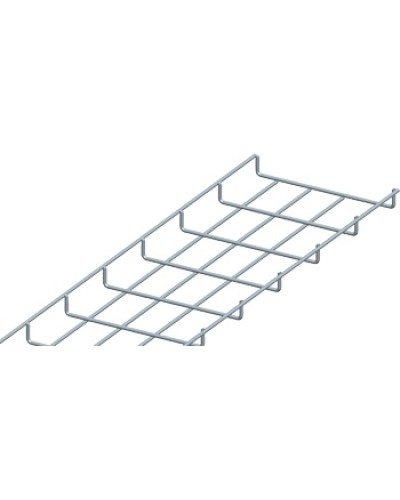 Лоток проволочный 25х150мм, Ф3.8мм, оцинкованный (3 м) LANMASTER LAN-MT25x150-3.8EZ в Петропавловске-Камчатском Кабельные лотки Pintop.ru