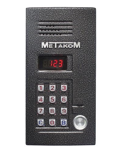 Блок вызова домофона Метаком MK2012-TM4EV в Петропавловске-Камчатском Блоки вызова многоабонентные Pintop.ru