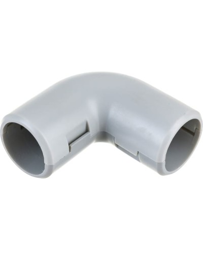 CI16G Угол 90 гр.(2част.), без галогена, для труб D16мм, цвет белый (1уп = 50шт) Экопласт (41216-50HF-W) в Петропавловске-Камчатском Повороты, муфты, тройники Pintop.ru