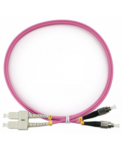 Шнур оптический duplex SC-FC 50/125 mm OM4 1,5м LSZH Cabeus FOP-50-OM4-SC-FC-1,5m в Петропавловске-Камчатском Патч-корды оптические Pintop.ru