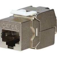 Модуль Keystone, Jack RJ-45(8P8C), FTP экранированный, CAT 6A, тип 180 град., самозажимной REXANT PRO 02-0361