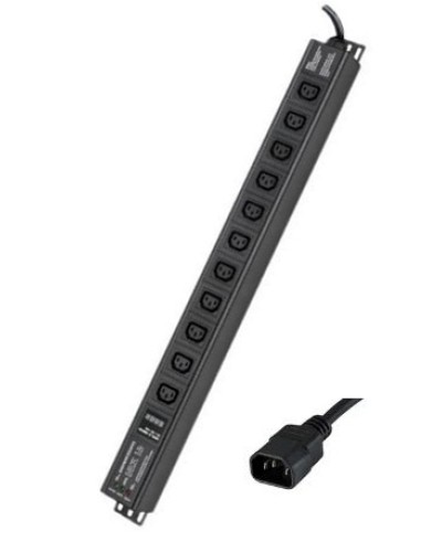 Блок распределения питания вертикальный для 19 шкафов DKC R5VIEC11CDOP в Петропавловске-Камчатском Блоки розеток Pintop.ru