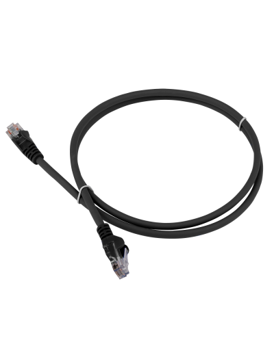 Патч-корд LANMASTER LSZH UTP кат.5e, 0.3 м, черный LANMASTER LAN-PC45/U5E-0.3-BK в Петропавловске-Камчатском Патчкорды (медные) Pintop.ru