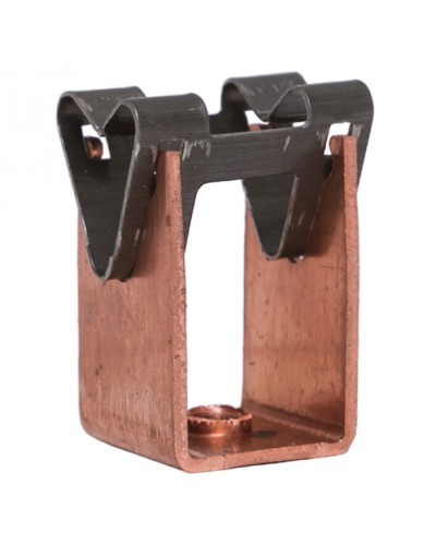 Держатель токоотвода металлический 35мм, L=20мм, Ni/Сu EKF PROxima (lp-d2115-20-cu) в Петропавловске-Камчатском Электротехническое оборудование Pintop.ru