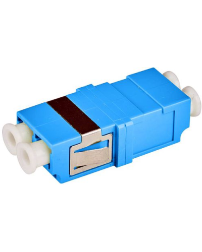 Адаптер оптический LC, OM3, корпус SC без фланцев, дуплексный LANMASTER LAN-2LCS/NF-AM-OM3 в Петропавловске-Камчатском Коннекторы Pintop.ru