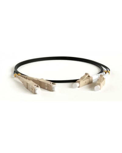 Патч-корд волоконно-оптический Hyperline FC-D2-50-LC/PR-LC/PR-H-50M-LSZH-BK в Петропавловске-Камчатском Патч-корды оптические Pintop.ru