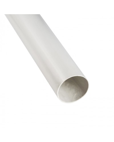 Труба ПНД гладкая тяжелая, цвет серый, диам 63 мм (3м) Экопласт (23063-GR) в Петропавловске-Камчатском Гладкая труба Pintop.ru